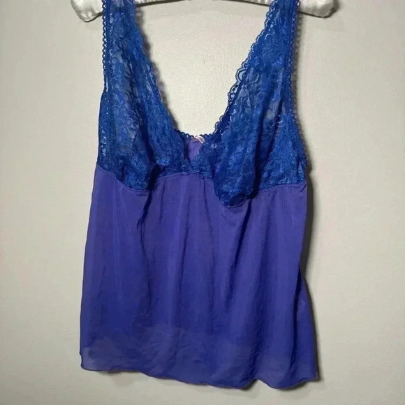 La vie en rose babydoll lace ultraviolet top ML - Picture 3 of 5